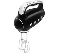 Smeg HMF01BLUK Hand Mixer with Turbo Function, 3 Attachments, LED Display Black