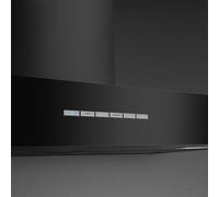 Smeg Universal KBT600BL 60cm Chimney Cooker Hood - Black, Black