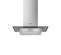 Smeg KBT600VE 60cm Wide Stainless Steel/Glass Wall-Mounted Cooker Hood