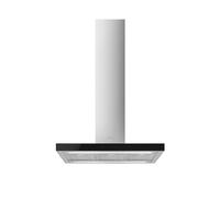 Smeg KBTI9L4VN 90cm Island Cooker Hood - Stainless Steel with Black Glass