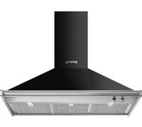 Smeg KD100HNE Opera Black 100cm Chimney Cooker Hood A+