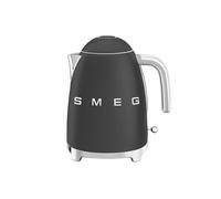 Smeg Kettle 1.7L 3Kw & 2-Slice Toaster Set, Stainless Steel in Matte Black