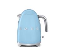 Smeg Kettle 1.7L 3Kw & 4-Slice Toaster Set, Stainless Steel in Pastel Blue