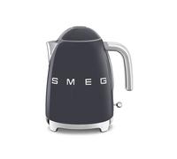 Smeg Kettle & 2-Slice 950W Toaster, Stainless Steel, Slate Grey