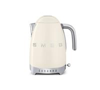 Smeg 50’s Style Retro Range Breakfast Set, 1.7L 3000W Variable Temperature Kettle and Multi-Functional Control 2-Slice 950W Toaster, Cream, KLF04CRUK/ TSF01CRUK