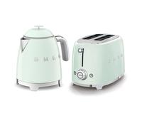 Smeg 50s Style Mini Kettle and Toaster Medium Green