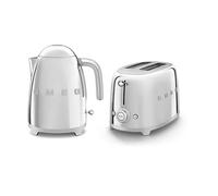 Smeg KFL03SSUK & TSF01SSUK - Chrome Kettle & Two Slice Toaster - 2017 Kettle Model