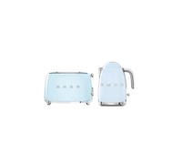 Smeg KLF03, TSF01 Kettle & 2 Slice Toaster Set in Blue Smeg Blue