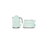 Smeg KLF03, TSF01 Kettle & 2 Slice Toaster Set in Green