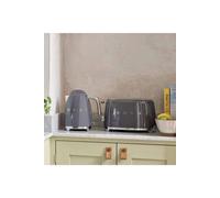 Smeg Klf03, Tsf01 Kettle & 2 Slice Toaster Set In Grey Grey