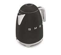 Smeg KLF03BLMEU bouilloire 1,7 L 2400 W Noir, Chrome