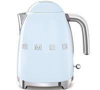 Smeg KLF03PBUS 50's Retro Style Aesthetic Electric Kettle with Embossed Logo, Pastel Blue, 9 Cup
