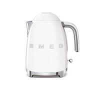 Smeg Klf03Ssuk Retro Style Kettle, 1.7L, 3Kw, In Stainless Steel In White White A