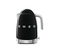 Smeg Klf04 50S Retro Kettle With Temperature Selector 1.7 Litre In Black Black