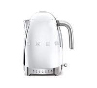 Smeg KLF04 50s Retro Kettle with Temperature Selector 1.7 Litre in Silver Smeg Silver