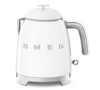 Smeg KLF05 Retro 50's Style Mini Kettle 1400W 0.8L in White Smeg White