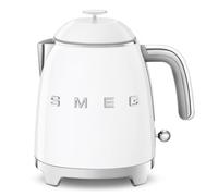 Smeg KLF05 Retro 50's Style Mini Kettle 1400W 0.8L in White Smeg White