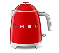 Smeg KLF05 Retro 50's Style Small Mini Kettle, 0.8L - Red
