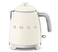 Smeg KLF05CRUK Retro Mini Kettle - 0.8L, 1400W, Cream, Anti-Slip, 360 Base