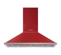 Smeg KPF12RD 120cm Portofino Chimney Hood - Red