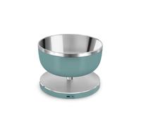 Smeg KSC01EGMWW Collection Digital Kitchen Scale with removeable bowl, four units of measurement & rechargeable battery, Emerald Green Matte | Size: A Smeg Emerald A