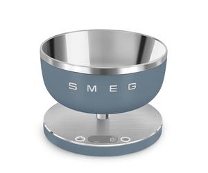 SMEG KSC01SBMWW RETRO 50s STYLE DIGITAL KITCHEN SCALE IN STORM BLUE