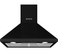 Smeg KSED65NEE 60cm Chimney Cooker Hood, Black, B Rated B
