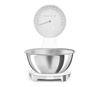 Smeg KSF01 Retro 50's Style Analogue and Digital Kitchen Scale - White