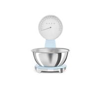 Smeg KSF01PBWW 50's Style Analogue & Rechargeable Digital Kitchen Scales w/ removeable stainless steel bowl, four units of measurement & LCD display Smeg Blue A