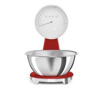 SMEG KSF01RDWW RETRO 50'S STYLE DIGITAL AND ANALOG KITCHEN SCALES IN RED