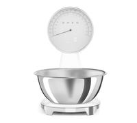 SMEG KSF01WHWW RETRO 50'S STYLE DIGITAL AND ANALOG KITCHEN SCALES IN WHITE