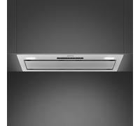 Smeg KSG8P4X 75cm Wide Stainless Steel Built-In Canopy Hood