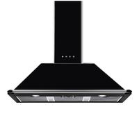 Smeg KT100BLE cooker hood Wall-mounted Black 787 m³/h