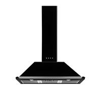 Smeg KT100BLE cooker hood Wall-mounted Black 787 m³/h