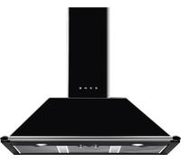 Smeg KT100BLE cooker hood Wall-mounted Black 787 m³/h