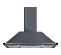 Smeg KT110GRE Victoria - Grey 110cm Chimney Extractor - 554m³/h - A Rated