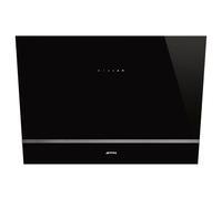 Smeg KV28N 80cm Angled Chimney Hood - BLACK