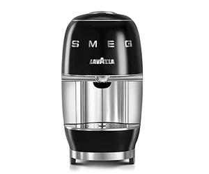 Smeg & Lavazza 18000450 Capsule Coffee Machine, Quick Heat Up, Removable Drip Tray, Black