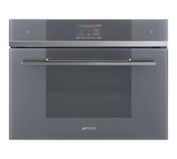 Smeg Linea SF4104WVCPS Wifi Connected Built In Compact Electric Single Oven - Silver - A+ Rated