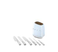 Smeg logo block knife set - Blue One Size