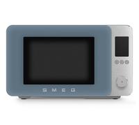 SMEG, 27L Collezione Microwave With Grill, Convection & Airfry, 25 Auto cook Programmes, 9 Cooking Functions Quick Start, Soft Close, Storm Blue, MOC02SBMUK