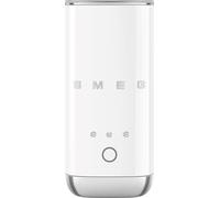 Smeg MFF02WHUK Retro 50s Style Mini Milk Frother, Pre Set Functions, Manual Function, 500W, White