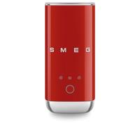 Smeg MFF02RDUK Retro 50s Style Mini Milk Frother, Pre Set Functions, Manual Function, 500W, RED