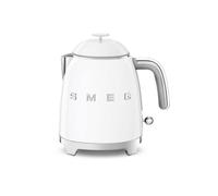 Smeg Mini-Kettle & 4-Slice Toaster, 50's Style Retro, Stainless Steel White