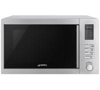 Smeg MOE34CXIUK microwave Stainless steel Combination microwave Countertop 34 L 1100 W