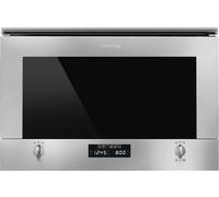 Smeg MP422X1 Cucina Built-In Microwave with Grill, Stainless Steel