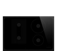 Smeg Musa SI1M24744D 70/75cm Wide Black Glass Induction Hob