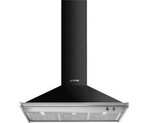Smeg Opera 100cm Chimney Cooker Hood - Black KD100HNE