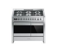 Smeg Opera 100cm Dual Fuel Range Cooker - Stainless Steel A2-81