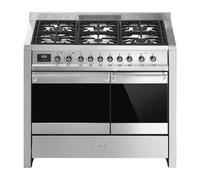Smeg Opera 100cm Dual Fuel Range Cooker with Pyrolytic Function - Stainl A2PY-81 [EEK: A]